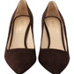 Elegant Suede Leather Heel Pumps