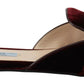 Elegant Bordeaux Velvet Flats