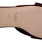 Elegant Bordeaux Velvet Flats