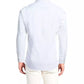 Elegant White Cotton Blend Dress Shirt