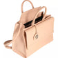 Chic Calfskin Handbag with Button Closure