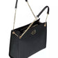Elegant Leather Chain-Strap Shoulder Bag