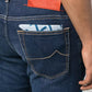 Exclusive Blue Nick Jeans with Embroidered Detail