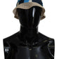 Elegant Beige Bucket Hat with Blue Bow Accent