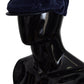 Chic Blue Newsboy Cap - Italian Crafted Elegance