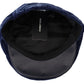 Chic Blue Newsboy Cap - Italian Crafted Elegance