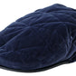 Chic Blue Newsboy Cap - Italian Crafted Elegance