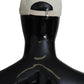 Elegant White Cotton Blend Baseball Hat