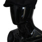 Elegant Black Newsboy Hat