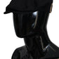 Elegant Black Newsboy Cap