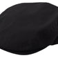 Elegant Black Newsboy Cap