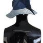 Elegant Patchwork Bucket Hat in Blue Cotton