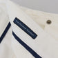 Elegant Ivory Straight-Fit Denim Jeans