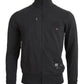 Elegant Dark Gray Full Zip Sweater