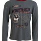 Elegant Long Sleeve Crew Tee in White