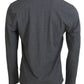 Elegant Long Sleeve Crew Tee in White