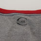 Elegant Long Sleeve Crew Tee in White