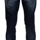 Elegant Slim Fit Italian Denim Jeans