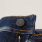 Elegant Slim Fit Italian Denim Jeans