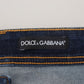 Elegant Slim Fit Italian Denim Jeans