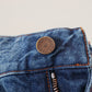 Chic Straight Fit Designer Denim Jeans