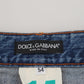 Chic Straight Fit Designer Denim Jeans