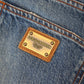 Chic Straight Fit Designer Denim Jeans
