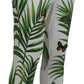 Botanical Print Cotton Joggers