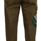Elegant Floral Print Casual Pants