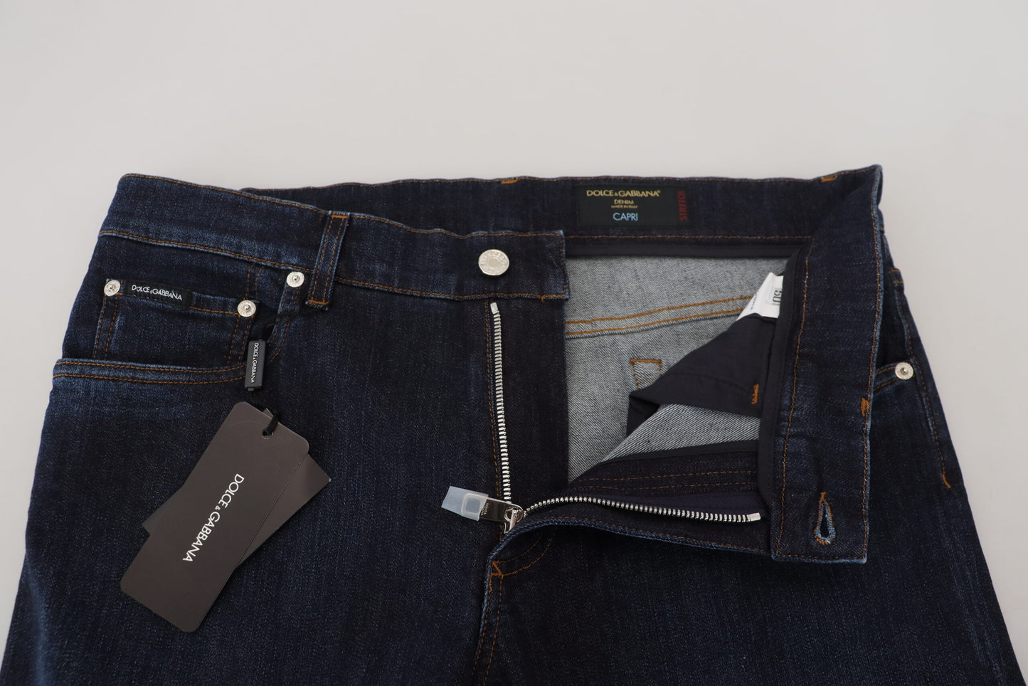 Elegant Capri Denim Jeans