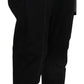 Elegant Tapered Black Trousers for Men