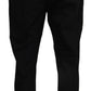 Elegant Tapered Black Trousers for Men