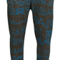 Elegant Gray Cotton Jogger Pants