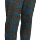 Elegant Gray Cotton Jogger Pants