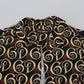Elegant Multicolor Viscose Short Sleeve Shirt