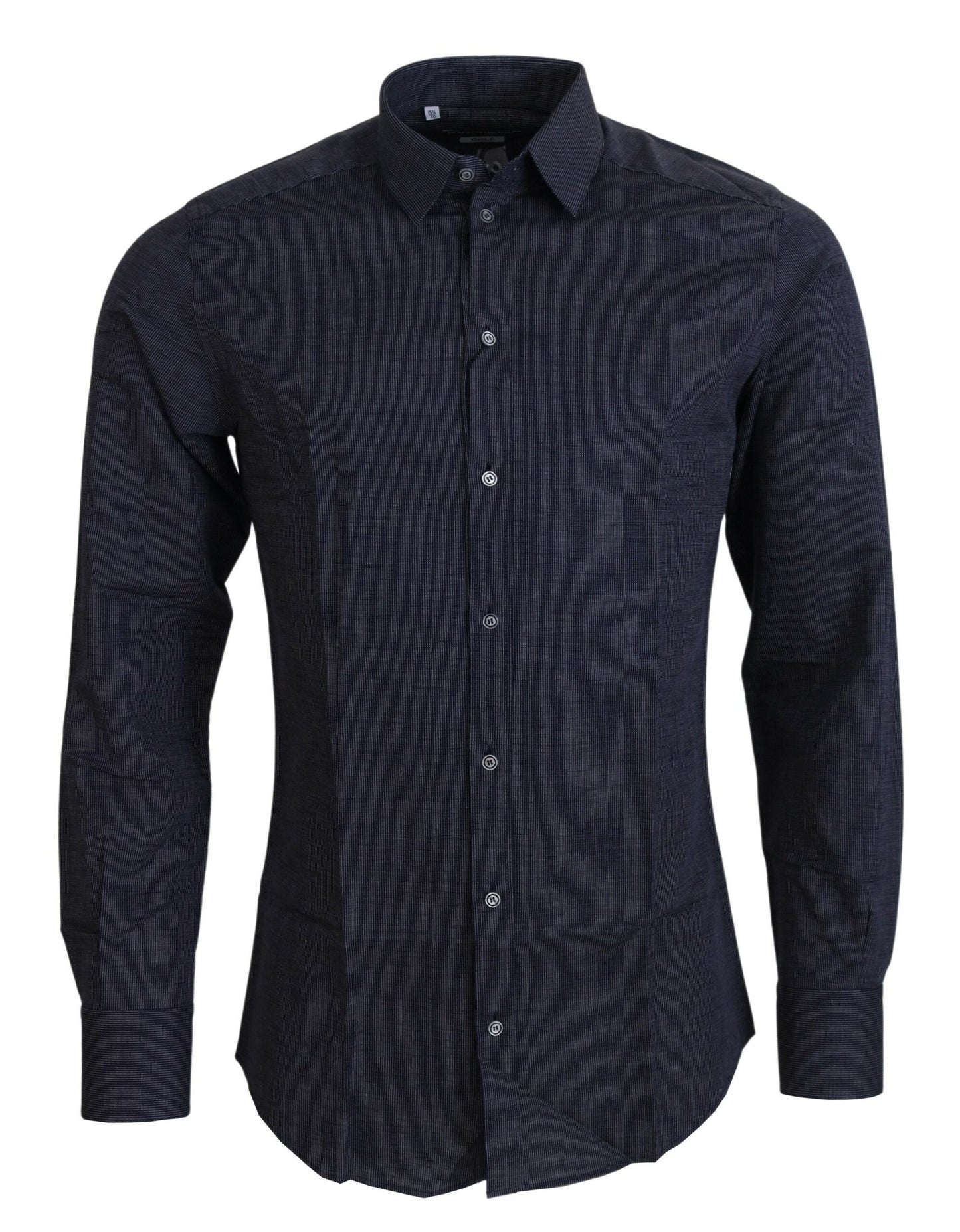 Elegant Striped Linen-Cotton Shirt