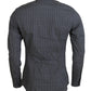 Elegant Slim Fit Gray Patterned Shirt