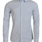Elegant Striped Cotton Blend Shirt