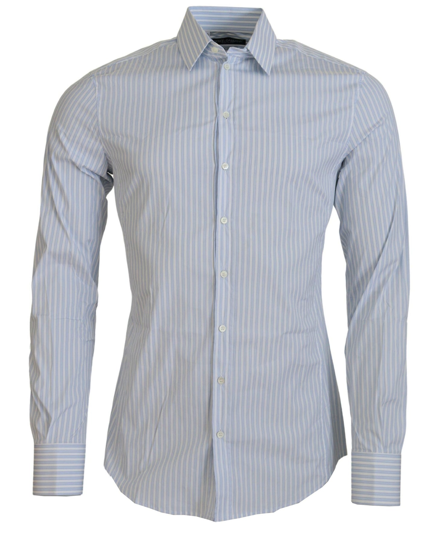 Elegant Striped Cotton Blend Shirt