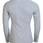 Elegant Striped Cotton Blend Shirt