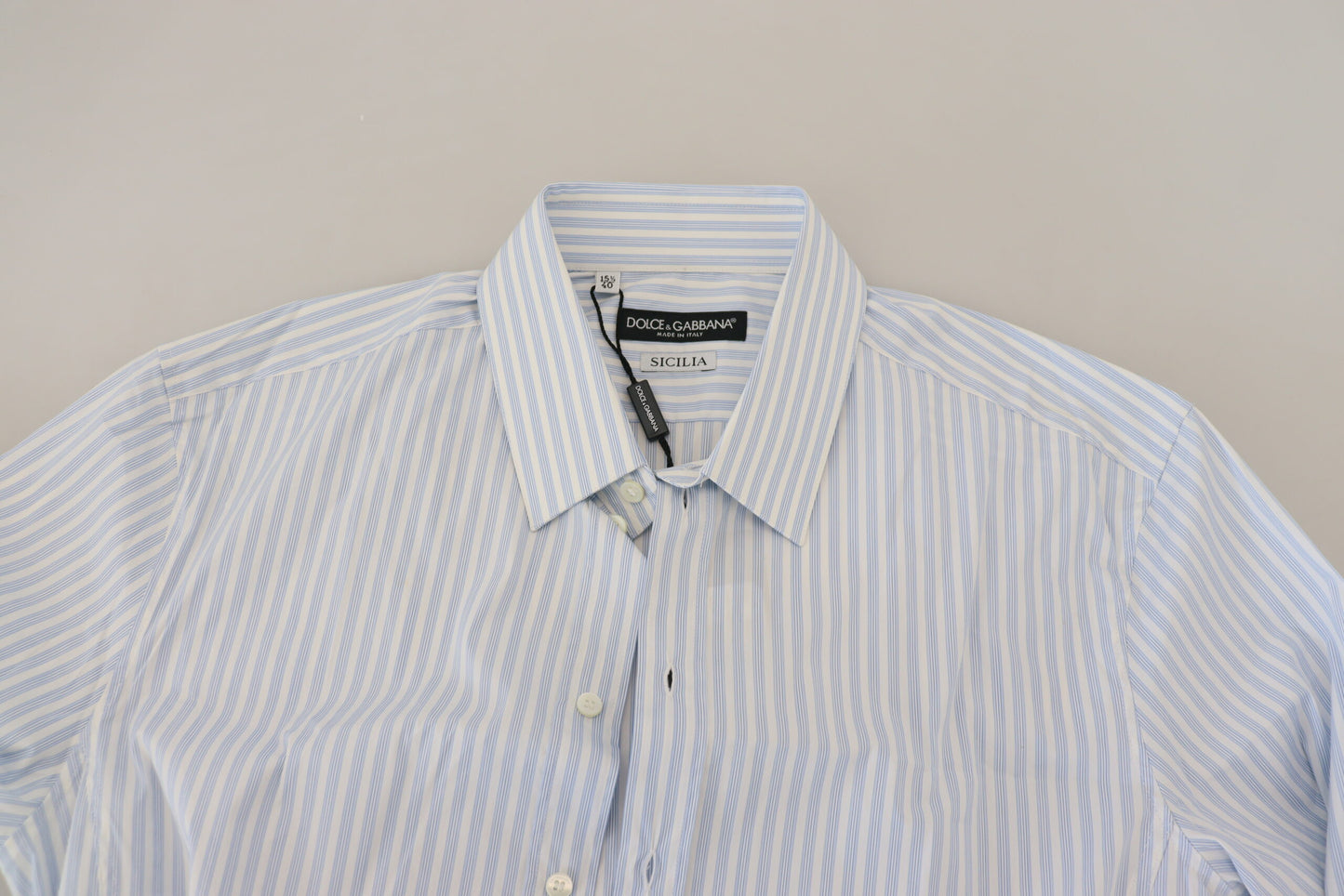 Elegant Striped Cotton Blend Shirt