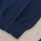 Elegant Blue Cashmere-Silk Men's Pullover
