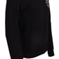 Elegant Embroidered Logo Cotton Sweatshirt