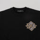Elegant Embroidered Logo Cotton Sweatshirt