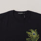 Elegant Dark Blue Cotton Tee