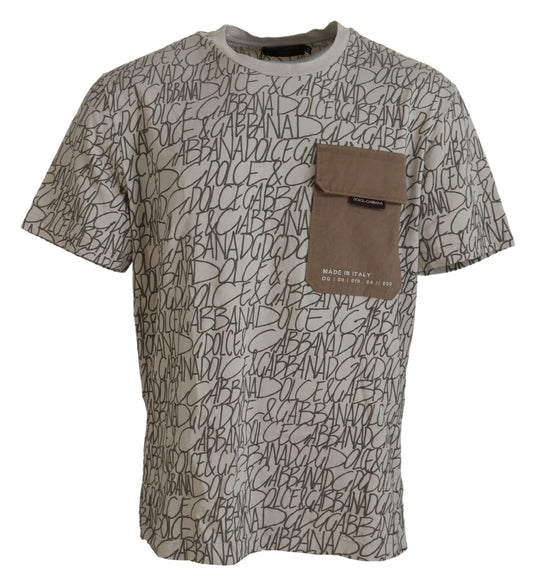 Elegant Beige Cotton T-Shirt