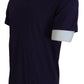 Elegant Purple Cotton T-Shirt