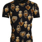 Elegant Black Cotton T-Shirt for Men