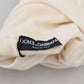 Ivory Turtleneck Wool Blend Sweater