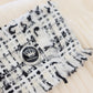 Ivory Turtleneck Wool Blend Sweater